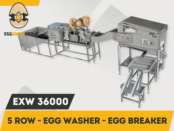 EXW-36000 Egg Breaking Machine With Egg Washer