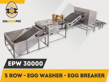 EPW-30000 Egg Breaking Machine With Egg Washing Machine
